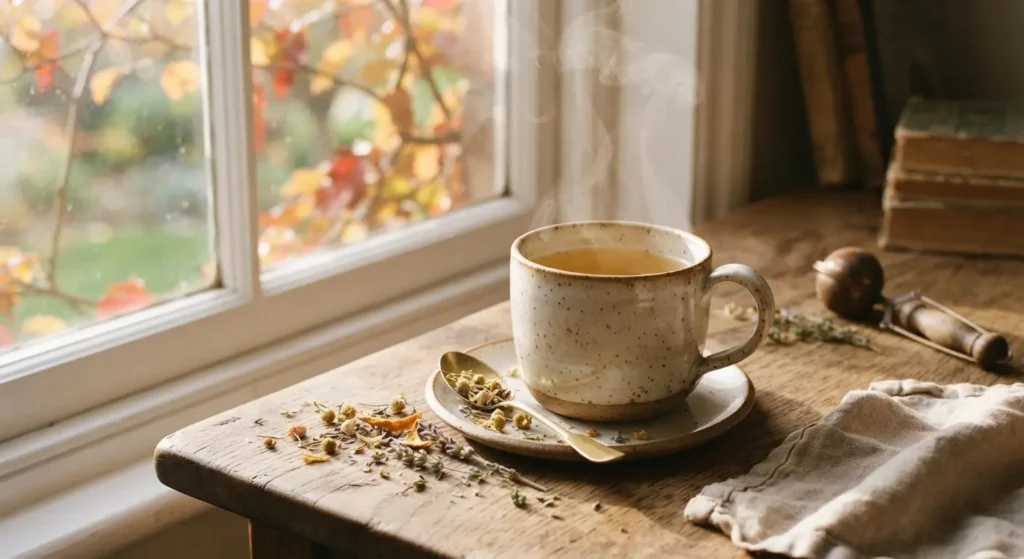 how to make cannabis tea in a ceramic mug